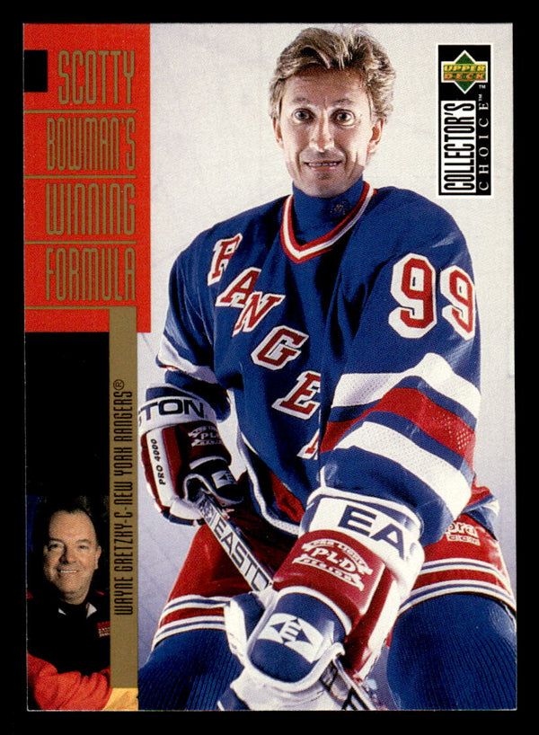 1996 COLLECTOR'S CHOICE WAYNE GRETZKY 290 MINT HOCKEY NEW YORK RANGERS