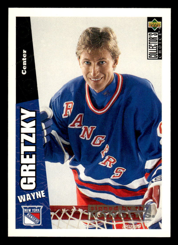 1996 COLLECTOR'S CHOICE WAYNE GRETZKY 170 MINT HOCKEY NEW YORK RANGERS