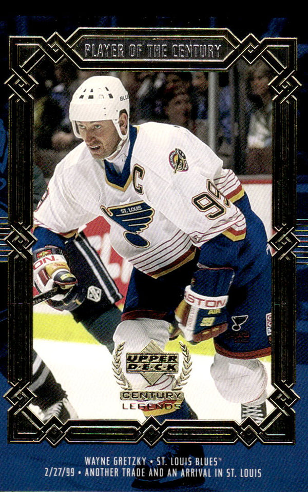 1999 UPPER DECK CENTURY LEGENDS WAYNE GRETZKY 88 MINT HOCKEY ST. LOUIS BLUES
