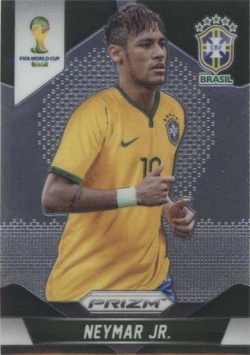 2014 PANINI PRIZM FIFA WORLD CUP NEYMAR JR. 112 MINT SOCCER BRAZIL