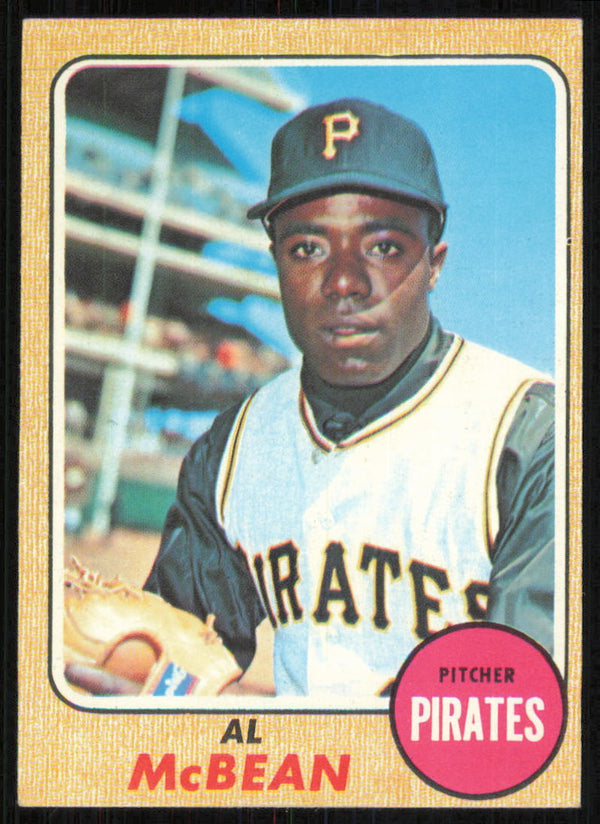 1968 TOPPS AL MCBEAN 514 VG BASEBALL PITTSBURGH PIRATES