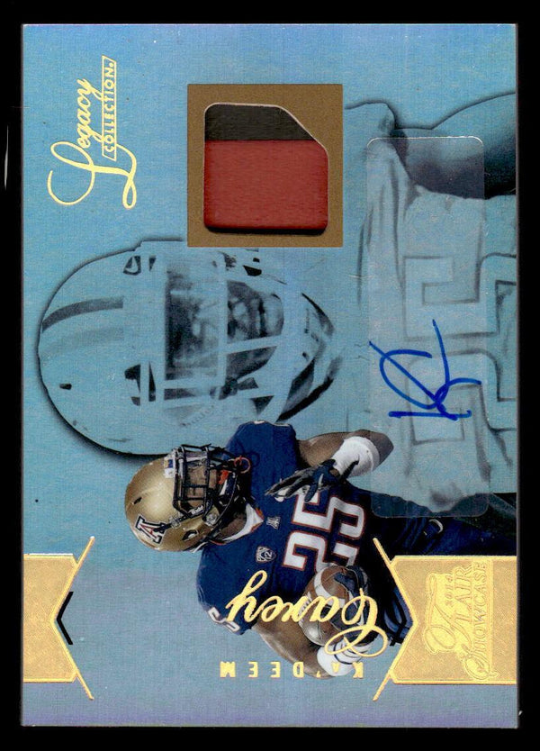 2014 FLAIR SHOWCASE KA'DEEM CAREY 156 RC PATCH AUTOGRAPH RPA 45/49 CHICAGO BEARS