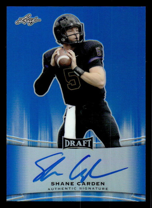 2015 LEAF METAL SHANE CARDEN BASC2 PRISMATIC BLUE RC AUTOGRAPH /50 EAST CAROLINA