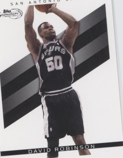 2008 TOPPS SIGNATURE DAVID ROBINSON TS-DRO EX 997/2325 SAN ANTONIO SPURS