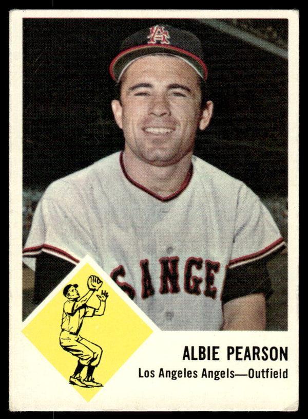 1963 FLEER ALBIE PEARSON 19 VG BASEBALL LOS ANGELES ANGELS