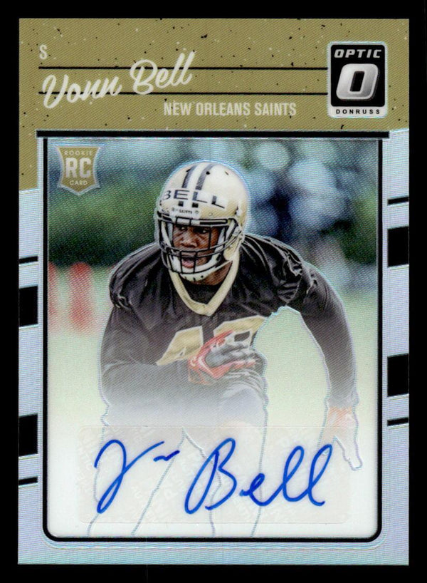 2016 DONRUSS OPTIC VONN BELL 146 MINT HOLO RC AUTOGRAPH 26/99 NEW ORLEANS SAINTS