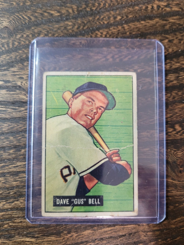 1951 BOWMAN DAVE BELL 40 BASEBALL PITTSBURGH PIRATES