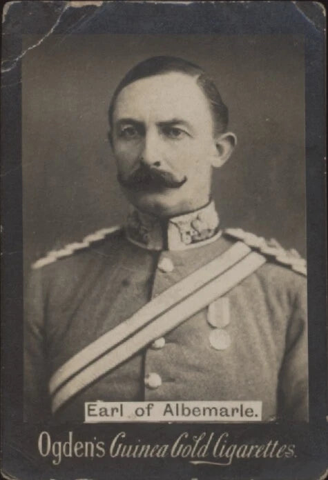 1901 OGDEN'S GUINEA GOLD CIGARETTES EARL OF ALBEMARLE GOOD NON-SPORT