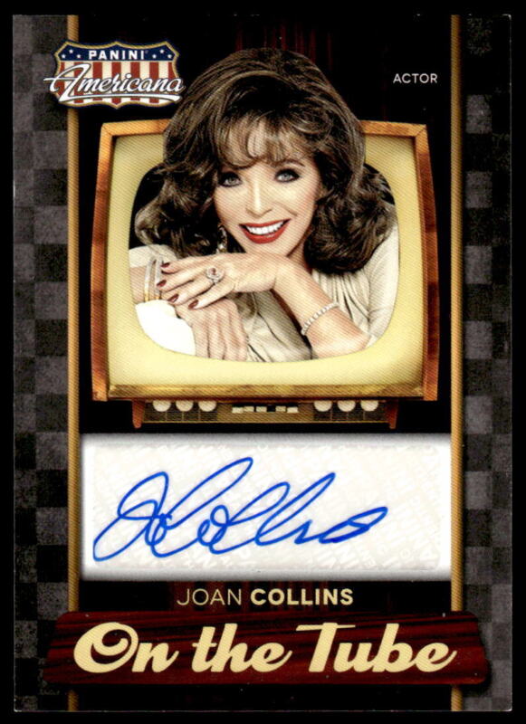 2015 PANINI AMERICANA JOAN COLLINS VS-JC MINT AUTOGRAPH ACTRESS DYNASTY