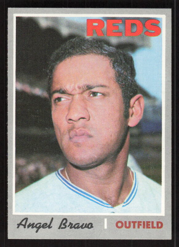 1970 TOPPS ANGEL BRAVO 283 EXMT RC BASEBALL CINCINNATI REDS