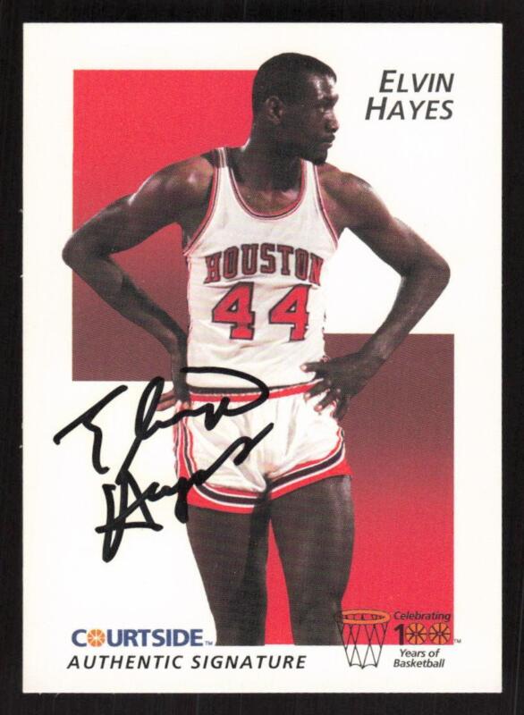 1992 COURTSIDE FLASHBACK ELVIN HAYES 16 MINT AUTOGRAPHS HOUSTON COUGARS