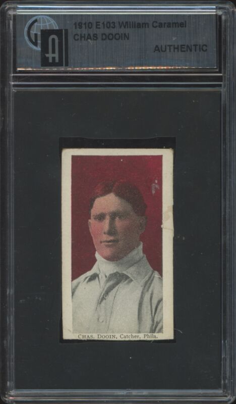 1910 E103 RED DOOIN NNO FAIR WILLIAMS CARAMEL GAI A PHILADELPHIA PHILLIES