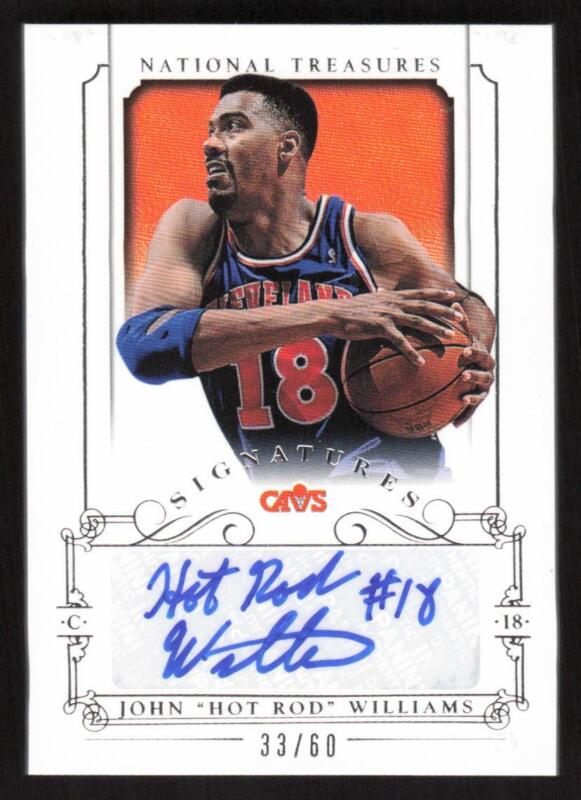 2013 NATIONAL TREASURES JOHN WILLIAMS SI-HR SIGNATURES HOT ROD AUTOGRAPH 33/60