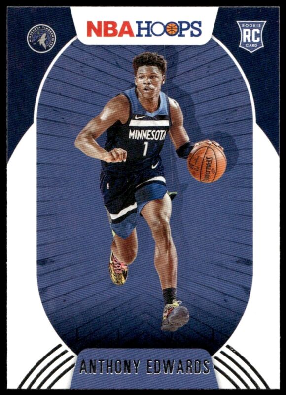 2020 HOOPS ANTHONY EDWARDS 216 MINT RC BASKETBALL MINNESOTA TIMBERWOLVES
