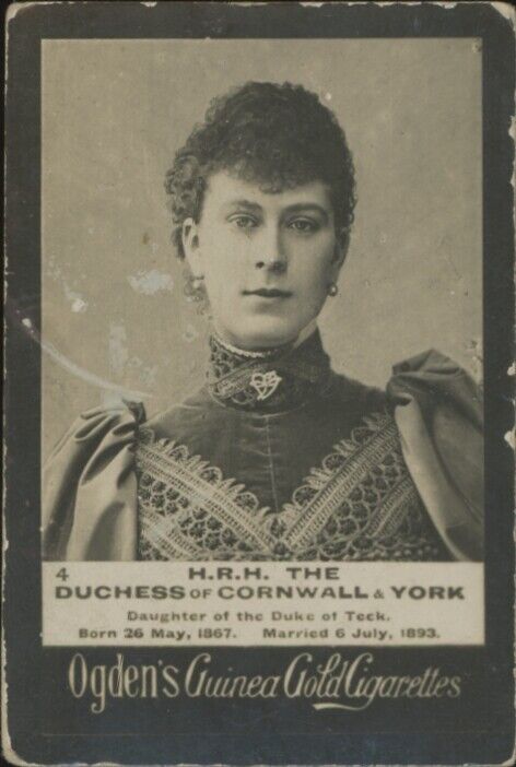 1901 OGDEN'S GUINEA GOLD CIGARETTES H.M.H. GOOD DUCHESS OF CORNWALL & YORK