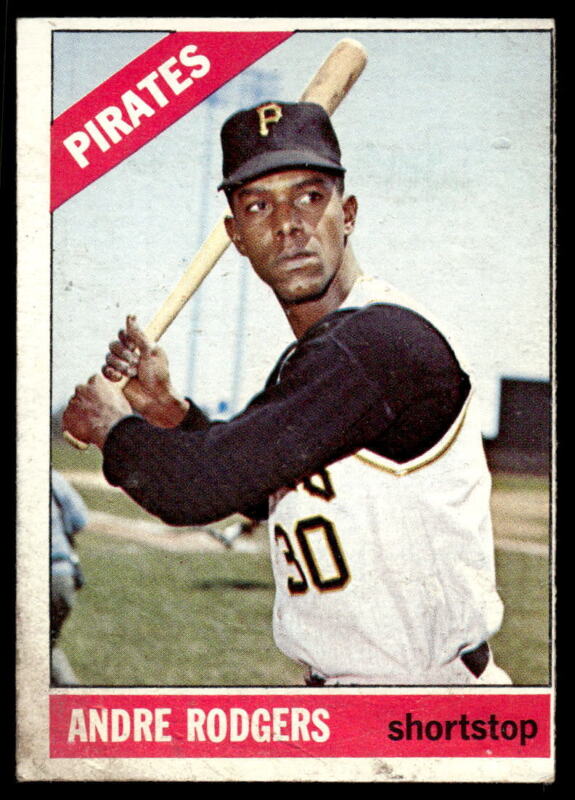 1966 TOPPS ANDRE RODGERS 592 GOOD HIGH # BASEBALL PITTSBURGH PIRATES