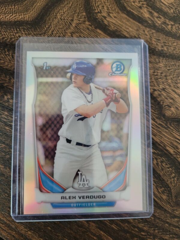 2014 BOWMAN CHROME ALEX VERDUGO REFRACTOR BASEBALL CARD Boston Red Sox INVEST