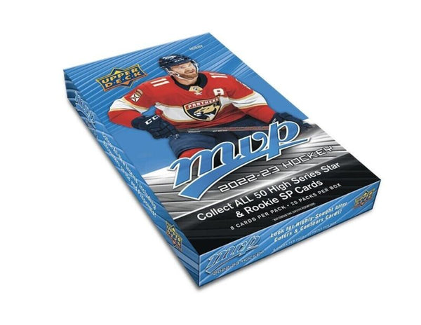 2022-23 UPPER DECK MVP HOBBY BOX SEALED HOCKEY FIRST RC CARDS SP QTY AVAIL