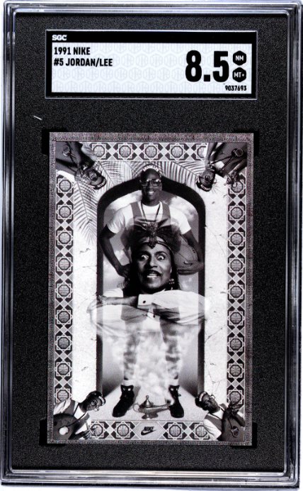 1991 NIKE MICHAEL JORDAN 5 NRMT-MT+ SPIKE LEE SGC 8.5 BASKETBALL CHICAGO BULLS