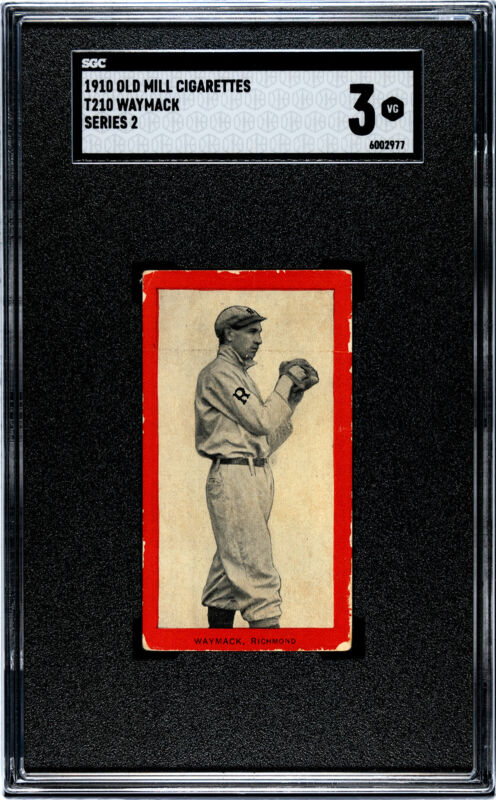 1910 T210 WAYMACK NNO VG OLD MILL SERIES 2 SGC 3 BASEBALL RICHMOND COLTS