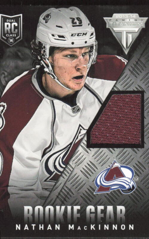 2013 PANINI ANTHOLOGY NATHAN MACKINNON RG-NMK NRMT-MT TITANIUM GEAR RC AVALANCHE