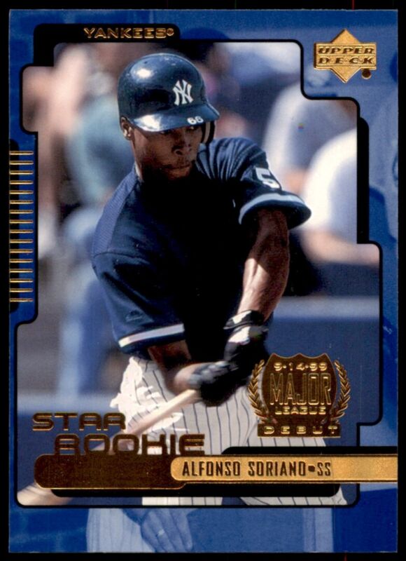 2000 UPPER DECK ALFONSO SORIANO 14 MINT RC BASEBALL NEW YORK YANKEES