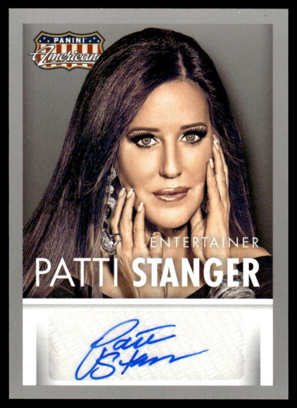 2015 PANINI AMERICANA PATTI STANGER S-PS MINT AUTOGRAPH ENTERTAINER MATCHMAKER