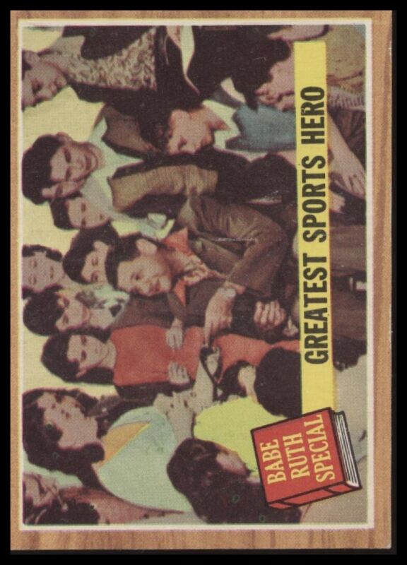 1962 TOPPS BABE RUTH 143b EXMT GREEN TINT GREATEST SPORTS HERO NEW YORK YANKEES