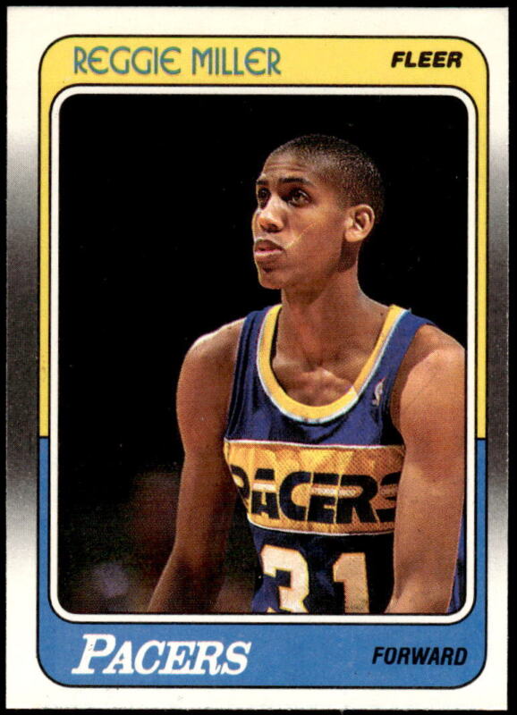 1988 FLEER REGGIE MILLER 57 MINT HOF RC BASKETBALL INDIANA PACERS