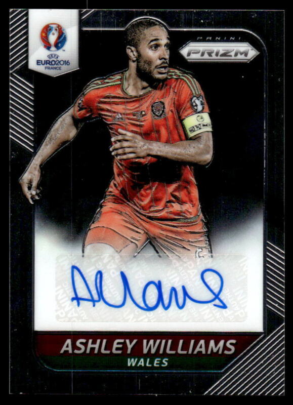 2016 PANINI UEFA EURO ASHLEY WILLIAMS S-AW MINT AUTOGRAPH SOCCER CYMRU WALES