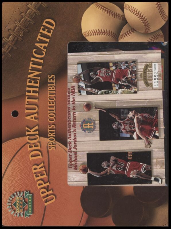 1996 UD AUTHENTICATED NRMT MICHAEL JORDAN RETURNS SEALED CHICAGO BULLS