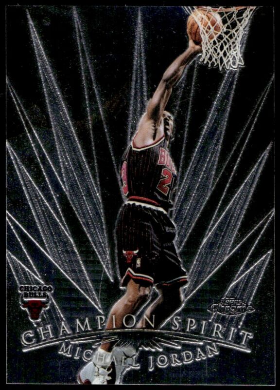 1998 TOPPS CHROME MICHAEL JORDAN CS1 MT CHAMPION SPIRIT BASKETBALL CHICAGO BULLS