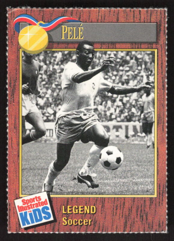 1990 SPORTS ILLUSTRATED FOR KIDS PELE 213 MINT SOCCER BRAZIL