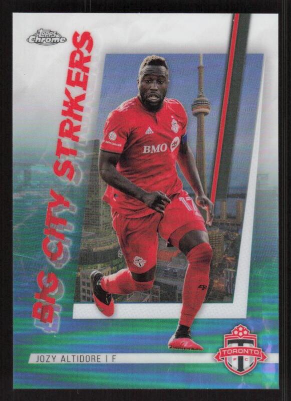 2021 TOPPS CHROME JOZY ALTIDORE BCS-9 BIG CITY STRIKERS AQUA REFRACTOR /99