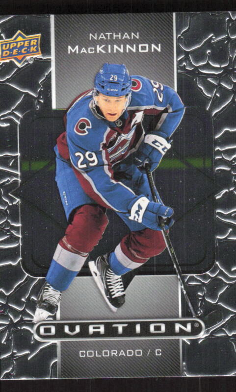 2020 UPPER DECK NATHAN MACKINNON O-26 OVATION STANDING OVATION 16/50 AVALANCHE