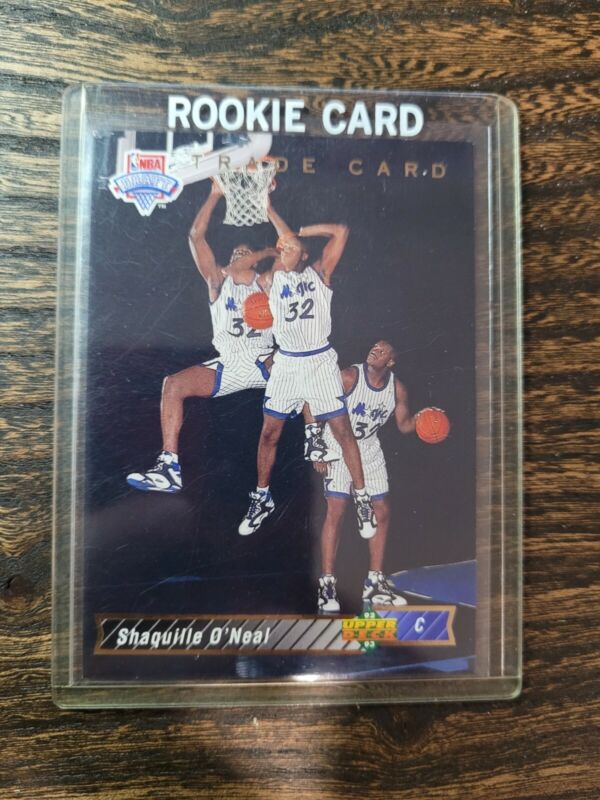 1992 UPPER DECK SHAQUILLE O'NEAL RC ROOKIE TRADE CARD BASKETBALL ORLANDO MAGIC