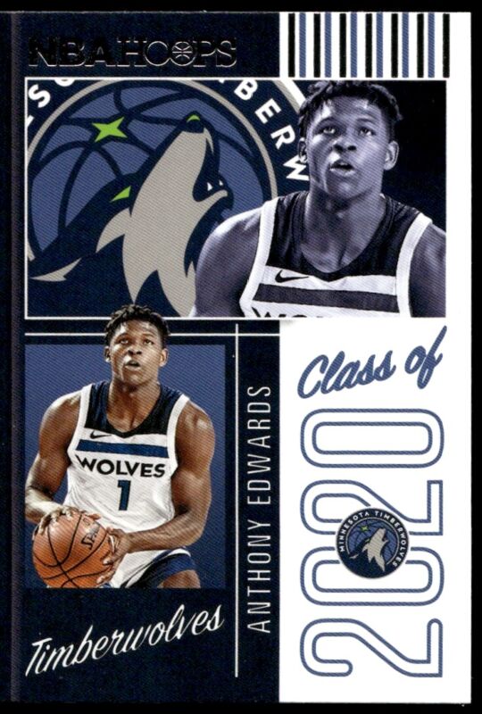 2020 HOOPS ANTHONY EDWARDS 2 MINT CLASS OF 2020 MINNESOTA TIMBERWOLVES
