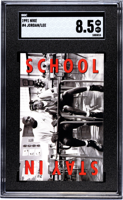 1991 NIKE MICHAEL JORDAN 4 NRMT-MT+ SPIKE LEE SGC 8.5 BASKETBALL CHICAGO BULLS