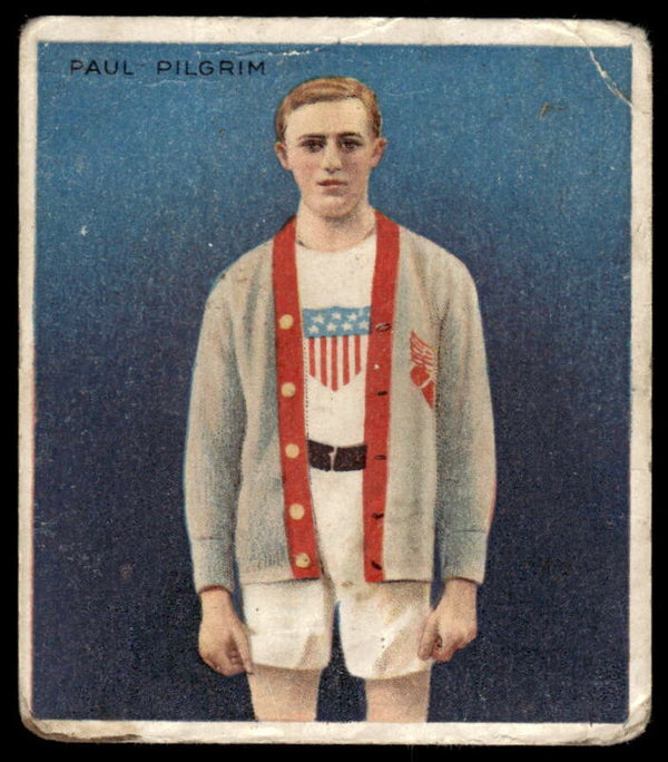 1910 T218 PAUL PILGRIM NNO FAIR HASSAN TRACK AND FIELD NEW YORK ATHLETIC CLUB