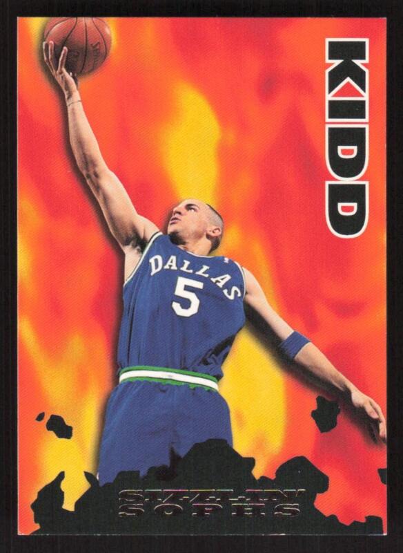 1995 HOOPS JASON KIDD 202 MINT SIZZLIN' SOPHS NO NUMBER ERROR DALLAS MAVERICKS