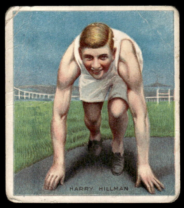 1910 T218 HARRY HILLMAN VG MECCA TRACK AND FIELD NEW YORK