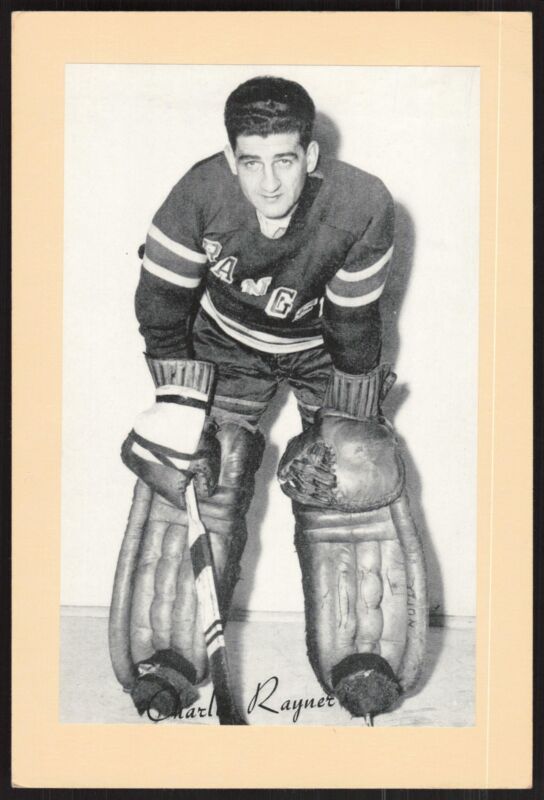 1944-64 BEE HIVE PHOTOS CHUCK RAYNER VG-EX GROUP 2 BEEHIVE NEW YORK RANGERS