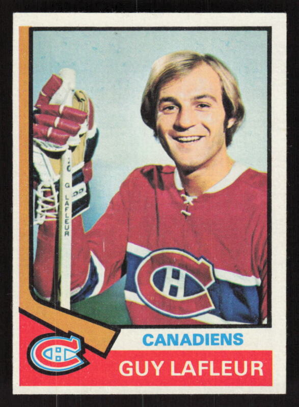 1974 TOPPS GUY LAFLEUR 232 NRMT HOCKEY MONTREAL CANADIENS