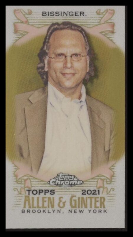 2021 ALLEN & GINTER CHROME BUZZ BISSINGER 262 MINI GOLD REFRACTOR 32/50