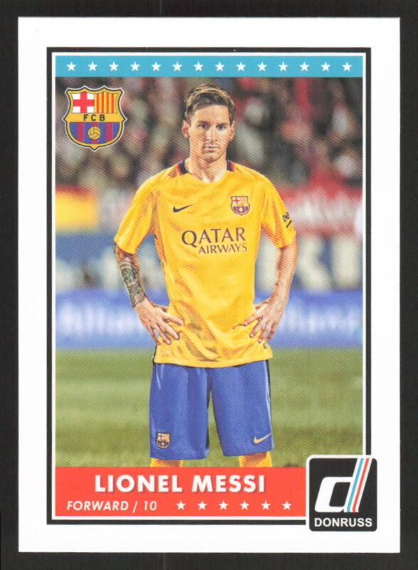 2015 DONRUSS LIONEL MESSI 68 MINT SOCCER FC BARCELONA