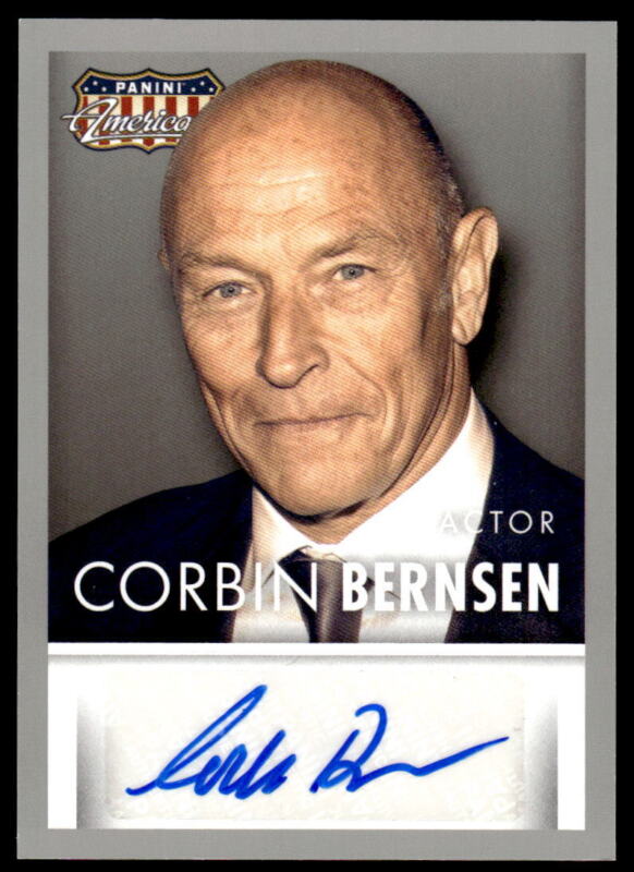 2015 PANINI AMERICANA CORBIN BERNSEN S-CB MINT AUTOGRAPH ACTOR MAJOR LEAGUE