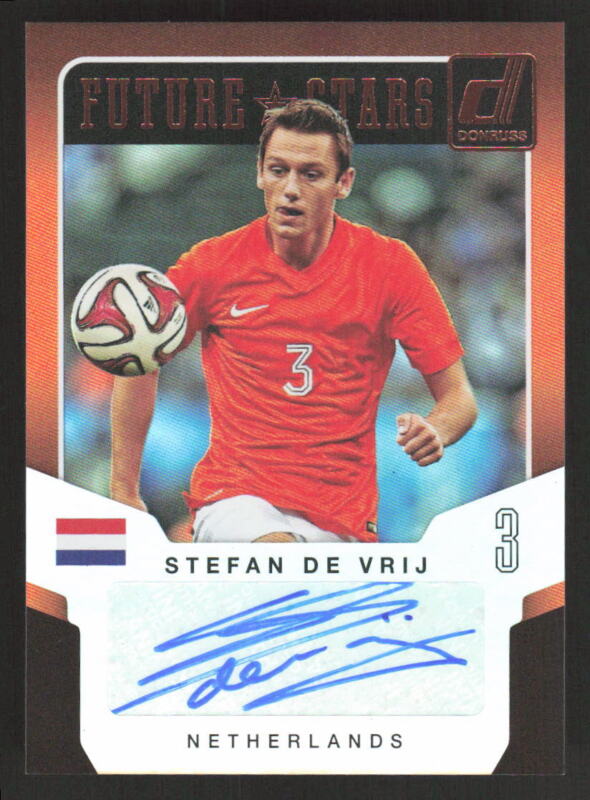 2015 DONRUSS STEFAN DE VRIJ FS-SDV FUTURE STARS SIGNATURES AUTOGRAPH NETHERLANDS