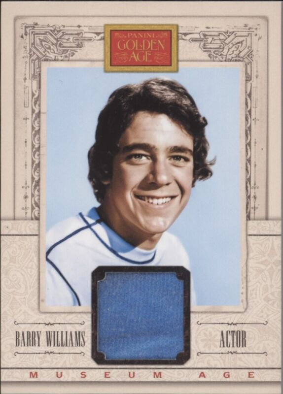 2013 PANINI GOLDEN AGE BARRY WILLIAMS 5 MINT MUSEUM AGE MEMORABILIA BRADY BUNCH