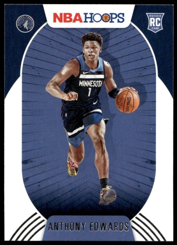 2020 HOOPS ANTHONY EDWARDS 216 MINT RC BASKETBALL MINNESOTA TIMBERWOLVES