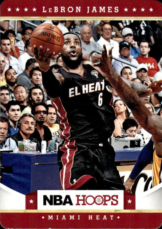 2012 HOOPS LEBRON JAMES 106 NRMT TACO BELL BASKETBALL MIAMI HEAT